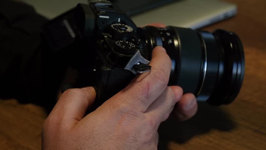 Adjusting Settings on a Professional Camera