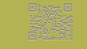 
 Fantasy on the theme of QR code. Abstract futuristic background.Seamless loop video. Geometric wallpaper 4k.  - Powered by Shutterstock - Get 15% off with code: PIKWIZARD15