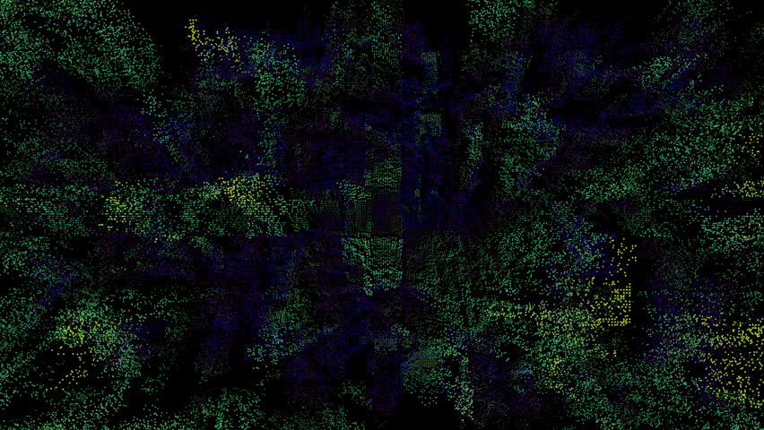 Bio Luminescent Algae Bloom - Ocean Glow Effect , green and yellow particles drifts in rhythmic motion, resembling bioluminescent plankton lighting up ocean, for nature underwater scenes and fantasy - Powered by Shutterstock - Get 15% off with code: PIKWIZARD15