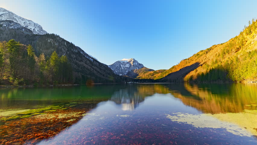 Timelapse of the Langbath Lakes in Austria.