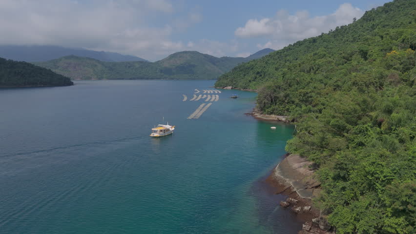 An algae seaweed farm in Paraty grows algae in a controlled way for food, industrial and environmental uses in a sustainable way.