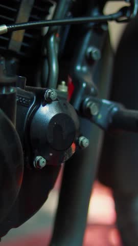 Installing a New Oil Filter in a Motorcycle Engine