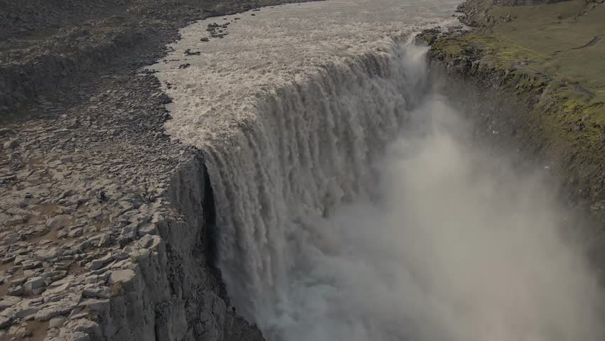 Fly Over almighty Dettifoss 3 