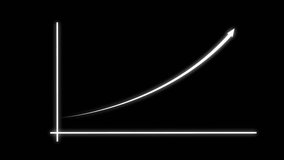Animated business graph. Upward trend business growth concept. - Powered by Shutterstock - Get 15% off with code: PIKWIZARD15