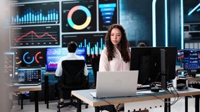 African American Data Analyst Using Data Analytics KPI Dashboard - Powered by Shutterstock - Get 15% off with code: PIKWIZARD15