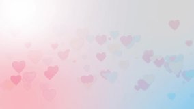 Valentine's day Pink Red Animation Hearts Greeting love hearts. Festive of bokeh, sparkles, hearts for Valentine's day, Valentines day, - Powered by Shutterstock - Get 15% off with code: PIKWIZARD15