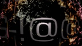 HD - Motion 787: A grungy digital data screen readout (Loop). - Powered by Shutterstock - Get 15% off with code: PIKWIZARD15