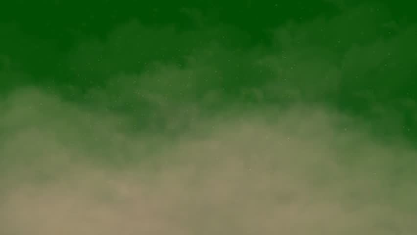 Dust Animation on Green Screen Realistic Particle Movement, Easy editable green screen video, high quality vector 3D illustration. Top choice green screen background
