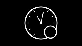 Time is money icon animation on a black background - Powered by Shutterstock - Get 15% off with code: PIKWIZARD15