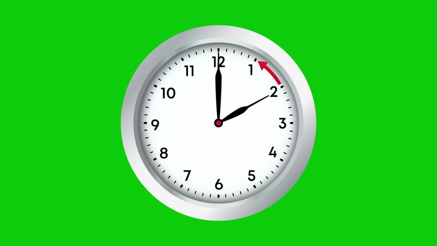 Clock falls back from 2:00 to 1:00 for Daylight Savings time change