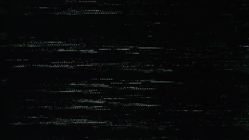 Glitch noise static television VFX. Visual video effects stripes background, CRT tv screen no signal glitch effect