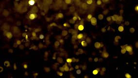 Shimmering gold confetti floats through the air, surrounded by soft bokeh particles, creating a magical and festive atmosphere - Powered by Shutterstock - Get 15% off with code: PIKWIZARD15