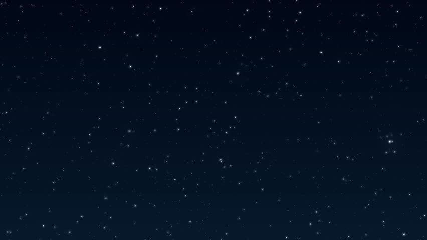 Twinkling Stars and Falling Stars Motion Background in 4K, glowing night sky with twinkling and falling stars, falling stars, celestial background, galaxy background