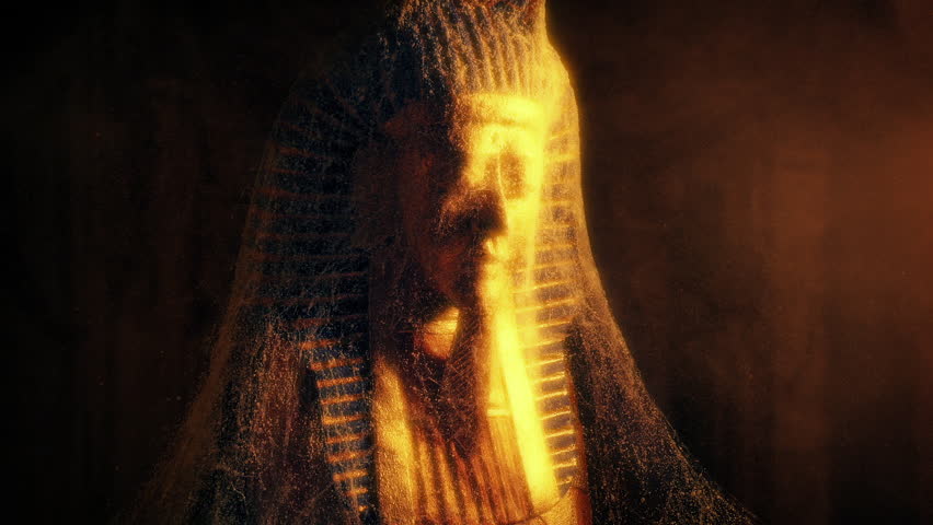 Ancient Gold Pharaoh Statue In Sun Glow - Powered by Shutterstock - Get 15% off with code: PIKWIZARD15