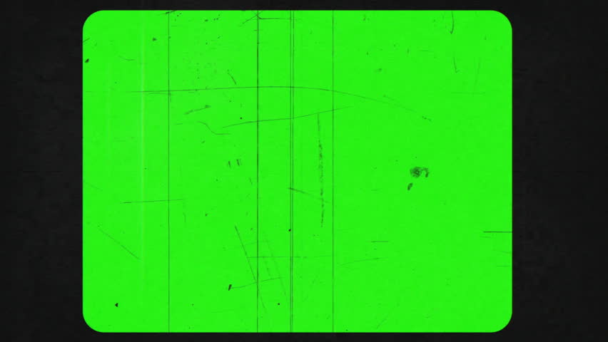 Retro Film Overlay on Green Screen - Dust, Scratches, and Texture Effects