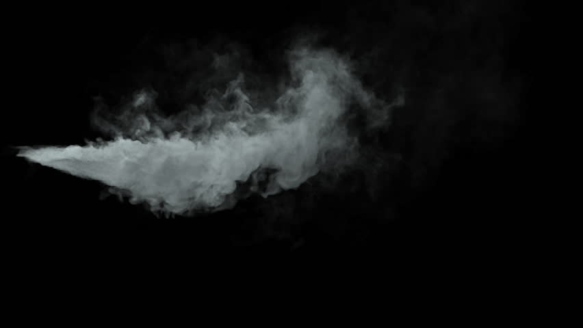 Smoke on background. VFX Stock Footage 4K