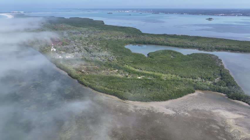 Caladesi State Park At Clearwater Florida United States. Bird Eye View Of A Amazing Coastal Beach In The Summer Holiday. Shore Sky Beach Sea. Outside Beach Panoramic. Clearwater Florida