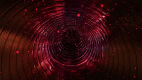 A neon tunnel with glowing concentric rings reminiscent of science fiction.
 - Powered by Shutterstock - Get 15% off with code: PIKWIZARD15