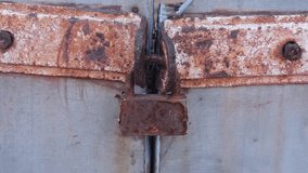 old rusty lock on the door  - Powered by Shutterstock - Get 15% off with code: PIKWIZARD15