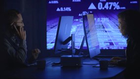 Professionals analyze and interpret data in a modern office, focusing on business insights - Powered by Shutterstock - Get 15% off with code: PIKWIZARD15