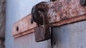 old rusty lock on the door  - Powered by Shutterstock - Get 15% off with code: PIKWIZARD15
