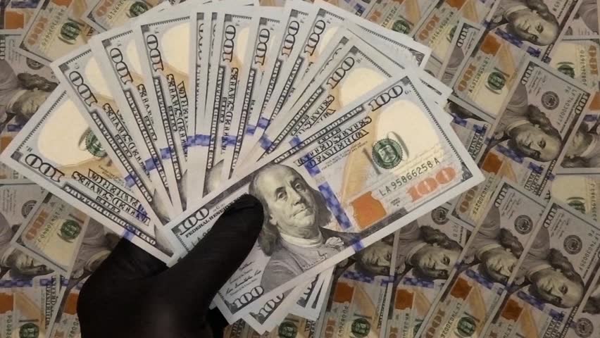Hundred Dollar Bills, Business Background, Banknotes, Exclusive, Money
