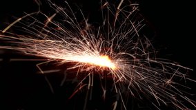 Metall cutting sparks with gas welding close-up, 4k - Powered by Shutterstock - Get 15% off with code: PIKWIZARD15