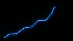 Animated Financial Growth Graph. Graph Depicting Financial Growth, Stock Market Boom, Business Success.stock market boom or an impressive increase of business sales.	 - Powered by Shutterstock - Get 15% off with code: PIKWIZARD15
