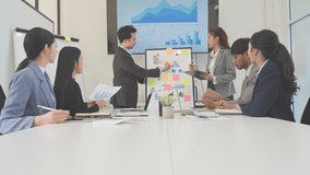 Financial analysis report meeting in office Business finance, accounting, banking, business teamwork creative asian business conference team - Powered by Shutterstock - Get 15% off with code: PIKWIZARD15