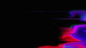 Abstract colors on black background with glitch effect. 4K quality footage - Powered by Shutterstock - Get 15% off with code: PIKWIZARD15