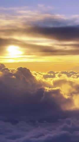 Above the Clouds at Sunset