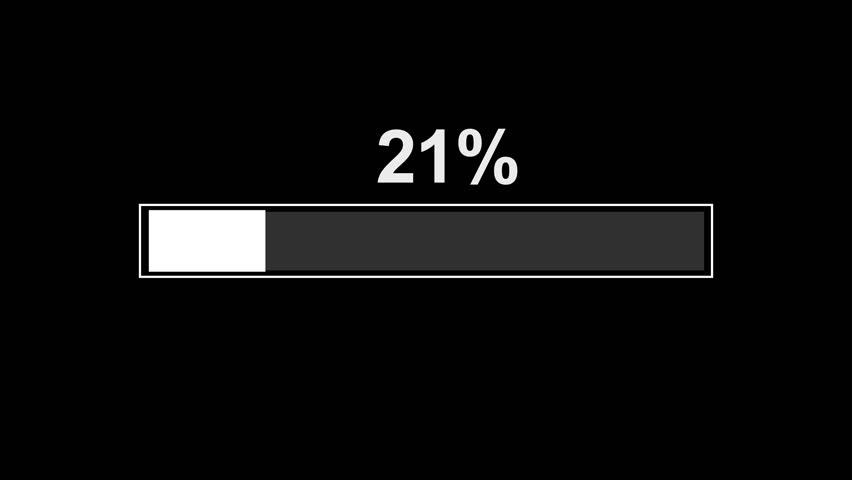  21%21% Bar Chart Animation percentage diagrams modern animation design percentage square rectangle 4K animation. Flat design chart icon for finance and statistics