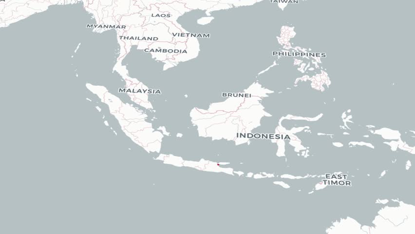Surabaya Map Animation A Dynamic Overview of Key Locations and Landmarks in East Java