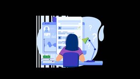 A person analyzing data on a computer in a modern workspace - Powered by Shutterstock - Get 15% off with code: PIKWIZARD15