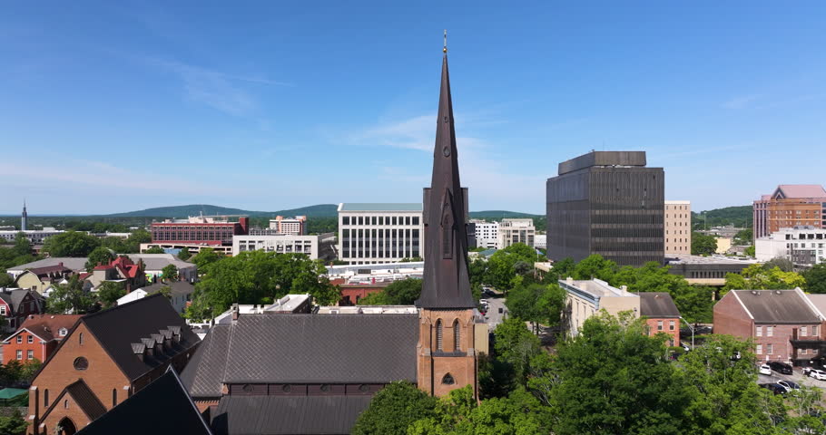 Huntsville, Alabama. USA cityscape. Travel destination architecture.