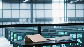 Computer scientist in server room coding on laptop, developing disaster recovery plans. African american man in data center testing failover scenarios using notebook, camera A - Powered by Shutterstock - Get 15% off with code: PIKWIZARD15