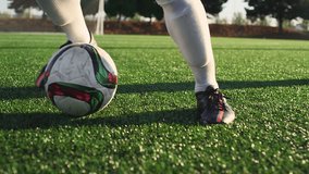 Professional player playing the soccer in the stadium - Powered by Shutterstock - Get 15% off with code: PIKWIZARD15