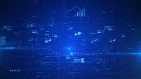 Technology digital data network connection and data analytics, big data processing, and cybersecurity elements, representing blockchain, and global connectivity. - Powered by Shutterstock - Get 15% off with code: PIKWIZARD15