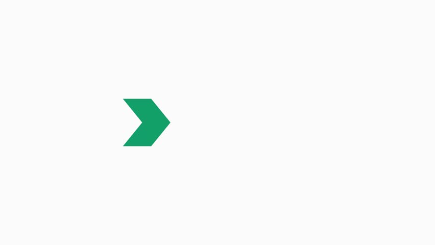 arrow icon concept animation. arrow direction sign.