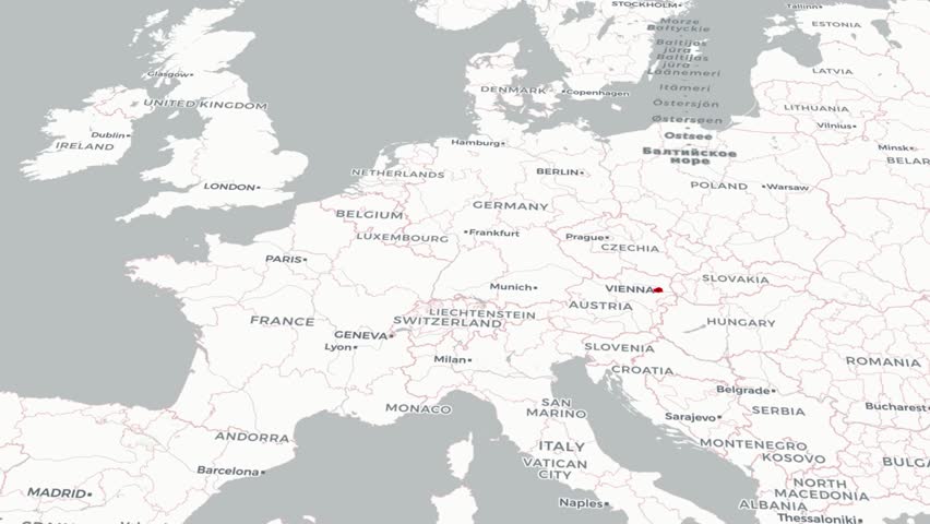 Exploring Vienna Stunning Animated Map Journey Through the Heart of Austria