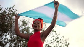Young garifuna woman proudly displaying honduran flag - Powered by Shutterstock - Get 15% off with code: PIKWIZARD15