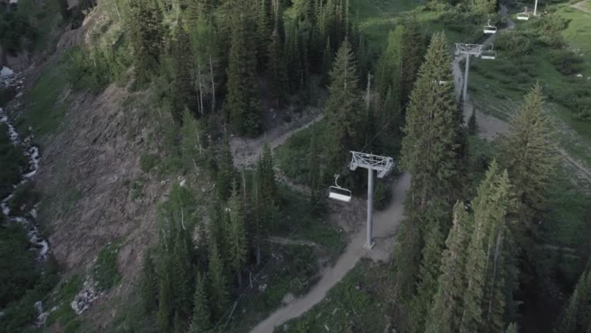 Aerial View of Albion Basin, Utah