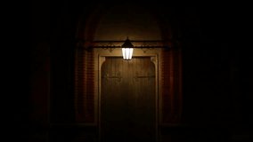 Lantern Porch Lamp Light Doors Old Building Exterior Dark Illuminated Flicker - Powered by Shutterstock - Get 15% off with code: PIKWIZARD15