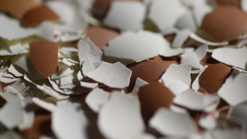 red and white eggshell pile, abstract background, texture