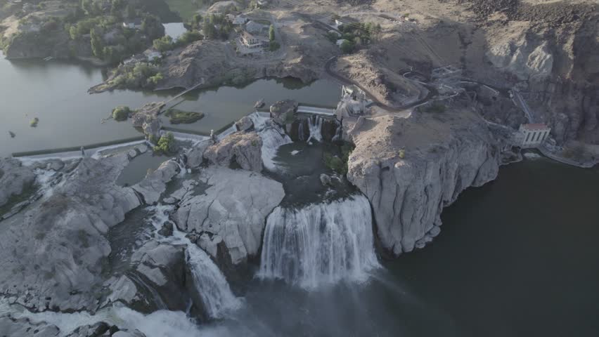 Aerial View of Shoshone Falls, Idaho