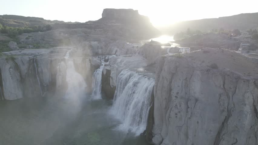 Aerial View of Shoshone Falls, Idaho