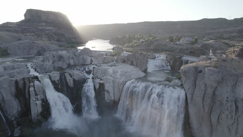 Aerial View of Shoshone Falls, Idaho