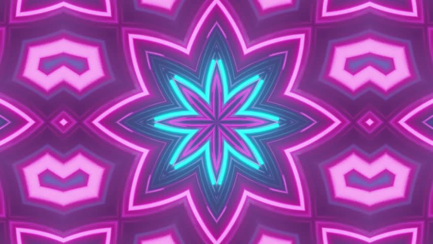 Celestial Mandala Animation with Hypnotic, Flowing Fractal Patterns
