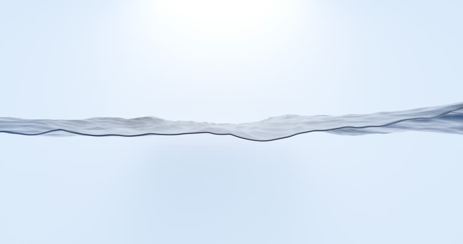 Looping water surface on backdrop 