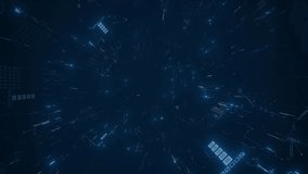 Futuristic 4K animation of dark and black background, featuring blockchain, cryptocurrency, and cybersecurity concepts. Showcasing data transfer, encryption, and digital transactions in cyberspace. - Powered by Shutterstock - Get 15% off with code: PIKWIZARD15